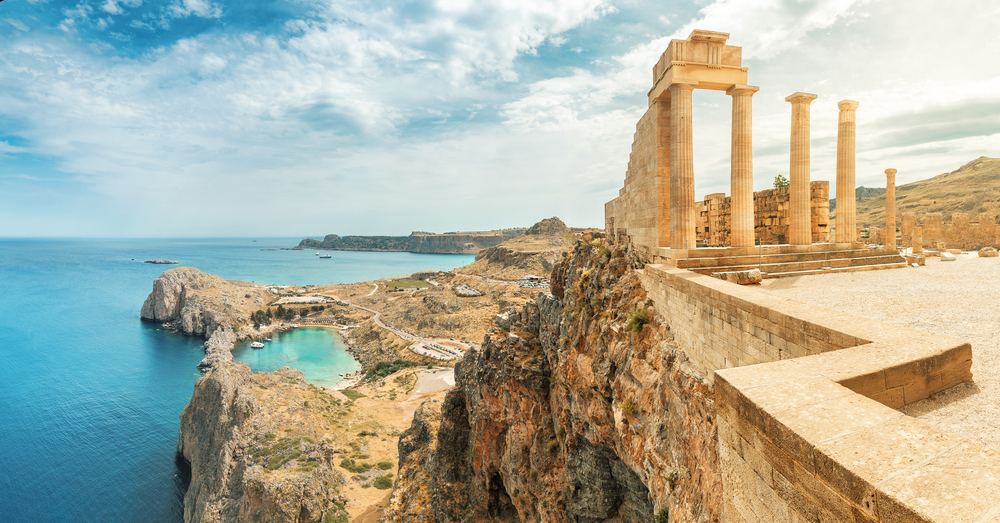 Complete Rhodes Island Tour with Lunch and Wine Tasting